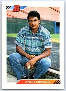1992 Bowman Angel Miranda Milwaukee Brewers #63