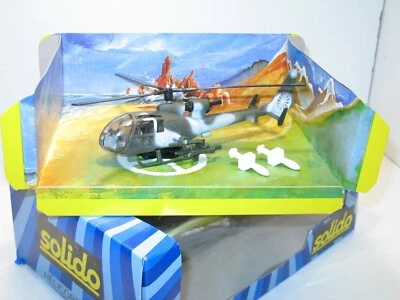 SOLIDO, Elicottero Gazelle Militare Camouflage D'Origine + Missili Eiettabili - Immagine 1 di 4