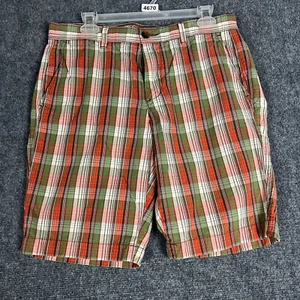 Fossil Shorts Mens 32 Striped Multicolor Colorful Pockets Sutton Short - Picture 1 of 11