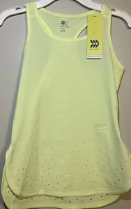 NWT All In Motion Girls Size Small 6/6x Bright Yellow TankTop - Picture 1 of 4