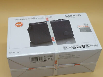 Radio DAB + Digitalradio/UKW Lenco PDR-030 Tragbar mit Akku, RDS-Anzeige - Bild 1 von 4
