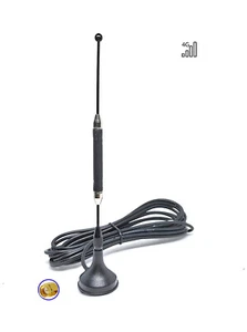 5dBi ABS 4G Magnetic sucker Antenna max. 3m RG174 feeder RP-SMA(Female) Male 50Ω - Picture 1 of 5
