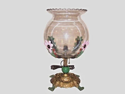 ANTIGUO SOPORTE PARA ACUARIO PECERA VINTAGE LUZ HOUZE VIDRIO ART DECO Foto 1 de 4