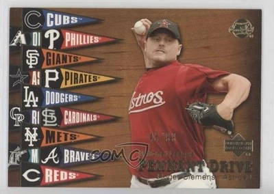 2004 Upper Deck Sweet Spot Pennant Drive Wood Variation /99 Roger Clemens #250 - Image 1 of 2