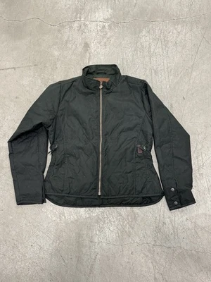 Chaqueta Outback Trading Company para mujer talla grande piel aceitosa acolchada verde Foto 1 de 4