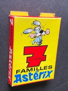 Rare Jeu de carte des 7 familles Grimaud Astérix 1967 TRES BON ETAT - Picture 1 of 15