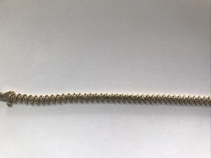 14k yellow gold tennis bracelet,diamonds,13.7gr total weight Gold - Picture 1 of 3