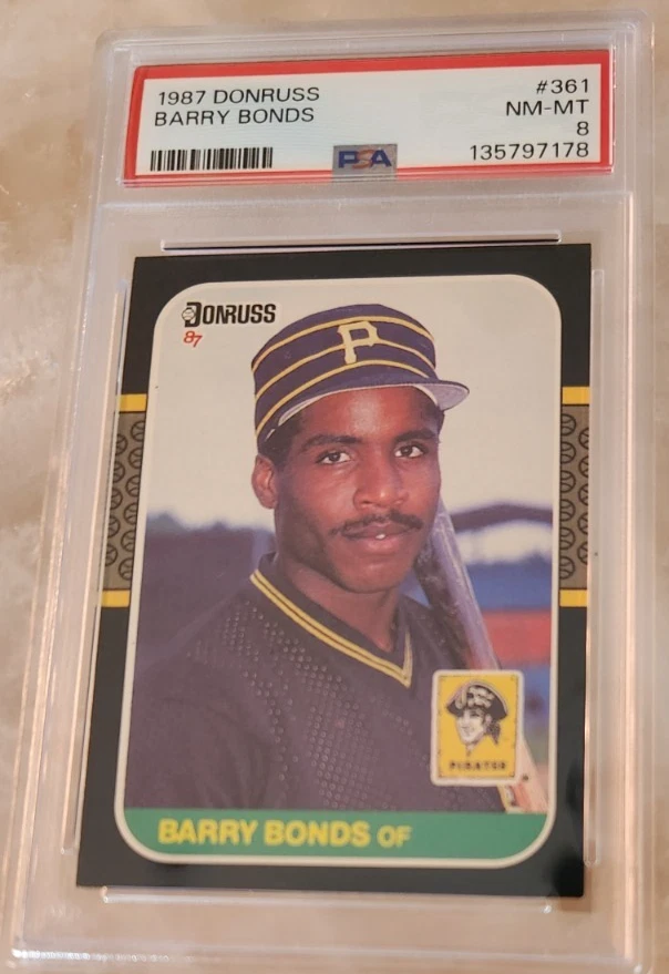 1987 Donruss Barry Bonds Baseball Trading Cards & Accessories for