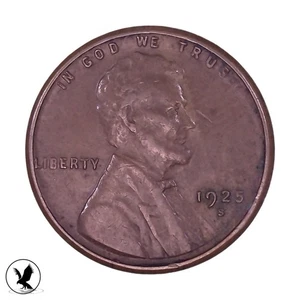 1925 S, San Francisco, Lincoln Wheat Cent, Penny, NUMIS - Picture 1 of 2