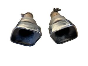 RANGE ROVER L320 3.0TDV6 AUTOBIOGRAPHY EXHAUST TIPS PAIR STAINLESS STEEL OEM