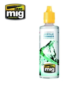 Ammo MIG 2000 - Diluyentes de pintura acrílica para pulverización aerógrafo botella de 60 ml T48Post - Imagen 1 de 6