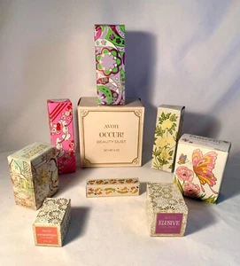 Avon Vintage Retro  Empty Boxes Mixed Lot of 9 - Picture 1 of 10