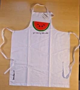 Vintage Chef Cook's Bib Apron Doug Wilson Edibles New With Tags Watermelon - Picture 1 of 5