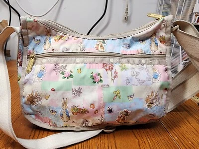 Lesportsac Peter Rabbit K568 Classic Hobo Crossbody Shoulder Tote Bag Japan Excl - Image 1 of 4