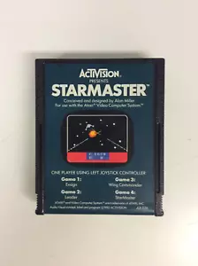 Starmaster (Atari 2600, 1982) Authentic Cartridge Only - Picture 1 of 4