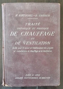 Traité théorique et pratique de chauffage et de ventilation par Rietschel-Gröber - Imagen 1 de 10