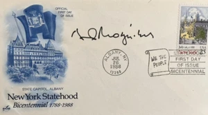 DANIEL PATRICK MOYNIHAN FIRMADO FDC-SENADOR DE NUEVA YORK -FALLECIDO-ESTADIDAD - Imagen 1 de 3