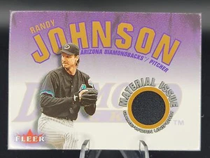 2001 Fleer Genuine Material Issue #NNO Randy Johnson - Arizona Diamondbacks - Picture 1 of 2