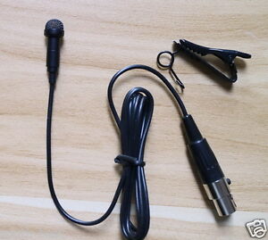 New Lapel Microphone for AKG Lavalier Wireless Microphones System XLR mini 3Pin