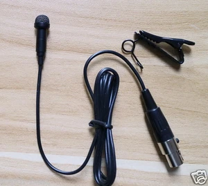 New Lapel Microphone for AKG Lavalier Wireless Microphones System XLR mini 3Pin - Picture 1 of 4