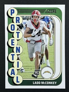 LADD MCCONKEY RC 2024 Score Football Protential #1 Chargers - Picture 1 of 2