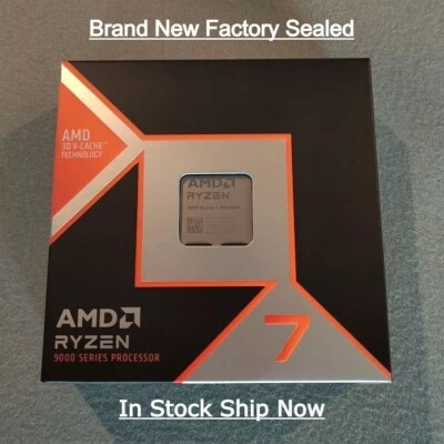 AMD Ryzen 7 9800X3D Granite Ridge AM5 4.70GHz 8-Core Boxed Processor 🔥 In Hand - Image 1 of 2