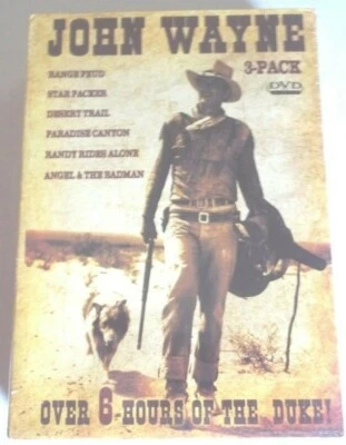 John Wayne 3 DVD Set~Over 6 Hrs. Of The Duke~6 Movie~NEW~Sealed - Image 1 of 4