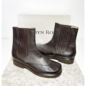 Taryn Rose Women's Eclipse - Nappa Leather Boot in Chocolate - Sz 41 (10) - Picture 1 of 12