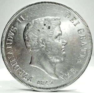 NAPOLI-Due Sicilie (Ferdinando II) 120 Grana 1842-SPL+/FDC.  - Picture 1 of 7