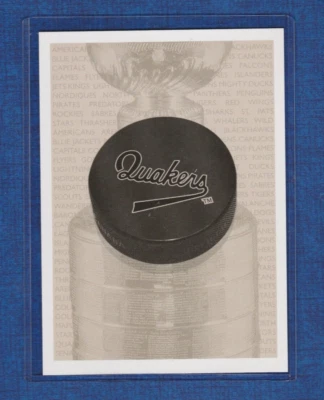 2004-05 ITG Franchises Box Topper 5x7 # TH-72 Philadelphia Quakers - Image 1 of 2