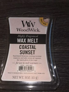 WoodWick Wax Melts ~ Large 3 oz ~ Use In Warmer ~ Coastal Sunset - Picture 1 of 1