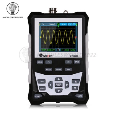 ET120M Handheld LCD Color Analog Oscilloscope 500MS/s Sampling 120MHz Bandwidth - Image 1 of 4