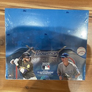 2020 Topps Bowman Sterling Baseball Sealed Hobby Box 5 Autos 🔥 JH