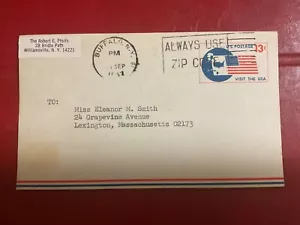 UXC8 13c Visit The USA USED Postal Card Domestic Use else SCV $45 - Bild 1 von 2