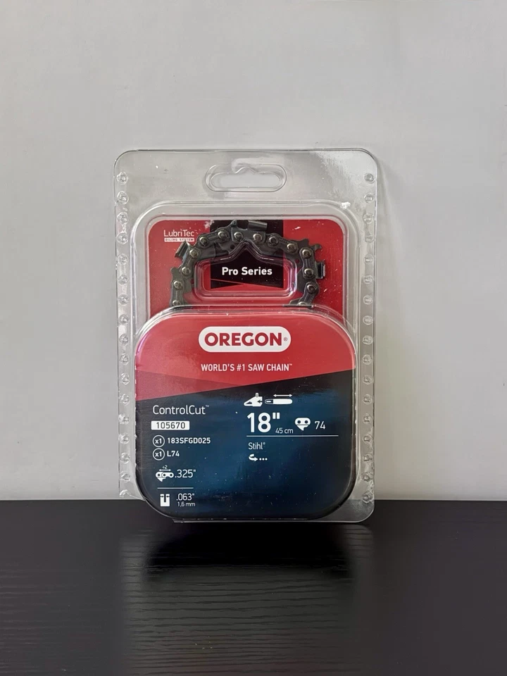 Hoja de motosierra Oregon 18" corte de control 105670 - paso .325 - calibre .063 - NUEVO Foto 1 de 1