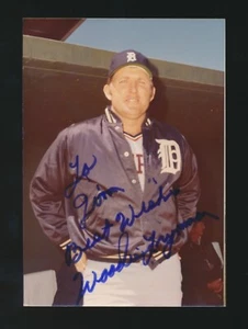 1970's Original Snapshot Photograph -WOODIE FRYMAN (Tigers) *Autographed* d.2011 - Picture 1 of 2