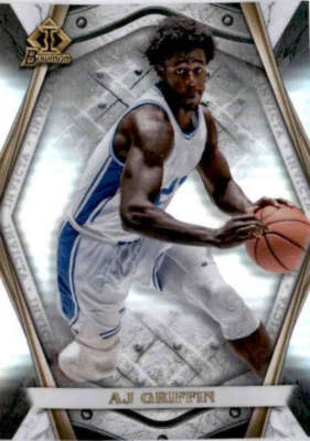 2021-22 Bowman University Basketball Invicta Refractor #BI-7 AJ Griffin  Duke - Image 1 of 2