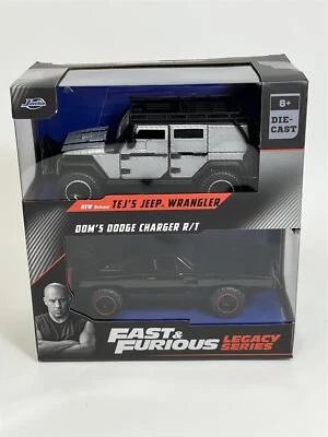 Fast And Furious Set Doppio Tejs Jeep Wrangler E Doms Dodge 1:32 253202014 - Immagine 1 di 4