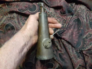 Lok Ingenieur Eisenbahn Motor Taschenlampe, Messing, klein seltene Größe, Lecksucher. - Bild 1 von 8