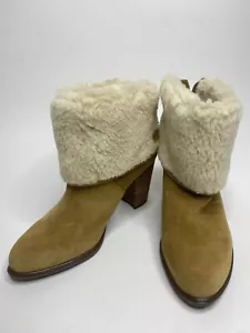 Tommy Hilfiger Katelynn gefütterte Damenstiefel aus Leder • Größe 7M * Neu ohne Etikett - Bild 1 von 11