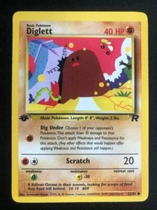 Pokemon 1. Edition 52/82 Diglett Team Rocket NM NM - Bild 1 von 2