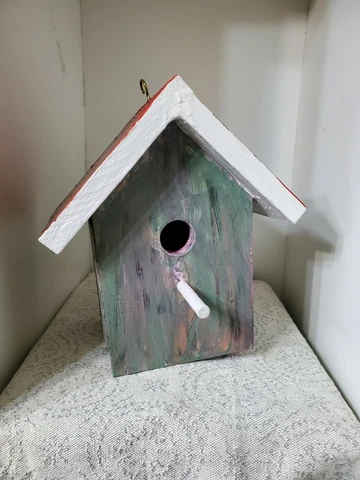 Hand Painted Bird House by WG Floyd Cover