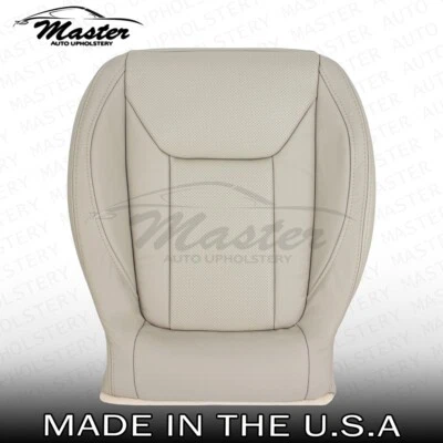 Cubierta de asiento de cuero tostado inferior del conductor Subaru Impreza 2017-2021 de repuesto Foto 1 de 4