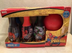 Marvel Spider-Man Bowling Set (6 Pins And 1 Ball). Brand New. Age 2+ - Picture 1 of 6