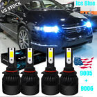 For Lexus Es Rx Gs300 Gs430 Led Headlight 9005 9006 Ice Blue High Low Beam Bulbs