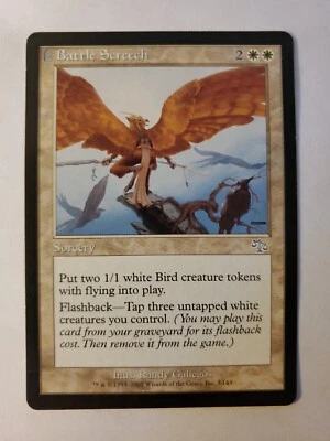 MTG Magic The Gathering Card Battle Screech Sorcery White Judgment  - Image 1 of 2