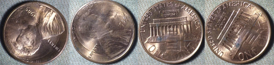 Errors : 1985 Cent Double Strike Both Sides IREC2528 - Image 1 of 1
