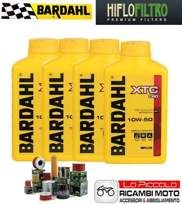Tagliando 4 OLIO [BARDAHL] XTC 10w50 + FILTRO Yamaha XV 750 VIRAGO 1996 1997 Foto 1 de 4