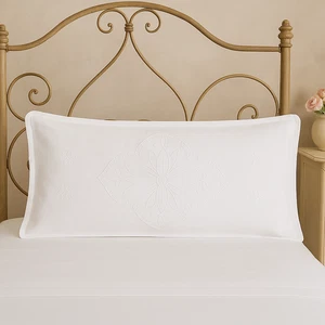 Romantische Bettwäsche mit echter Richelieu Spitze – 155/220 cm + 40x80 cm - Bild 1 von 2