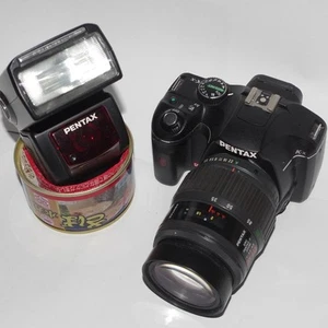 Appareil Photo Numérique Pentax KX Zoom Objectif sans Fil Flash Aa Piles D Japon - Imagen 1 de 20